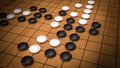 GoÃÂ  abstract strategyÃÂ board gameÃÂ for two players image 3d rendering